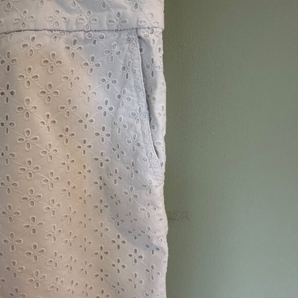 Vineyard Vines Women's White Eyelet Shorts Size 16 Fully Lined 100% Cotton - Picture 4 of 8